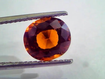 3.83 Ct Unheated Untreated Premium Natural Ceylon Gomedh/Hessonite