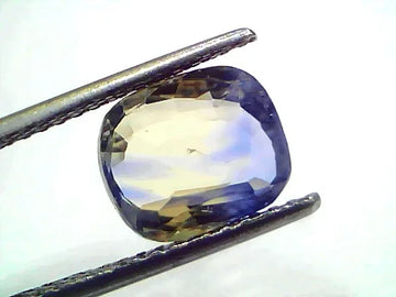 3.82 Ct Certified Unheated Natural Yellow Blue Pitambari Sapphire - Venus Gems