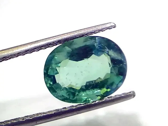 3.79 Ct GII Certified Untreated Natural Zambian Emerald Gemstone AAAAA - Venus Gems