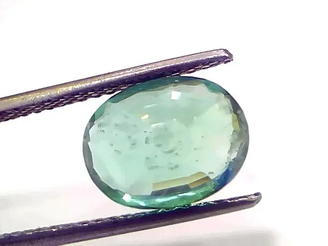 3.79 Ct GII Certified Untreated Natural Zambian Emerald Gemstone AAAAA - Venus Gems