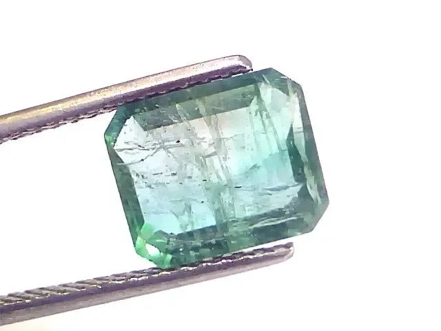 3.65 Ct Certified Untreated Natural Zambian Emerald Gemstone Panna - Venus Gems