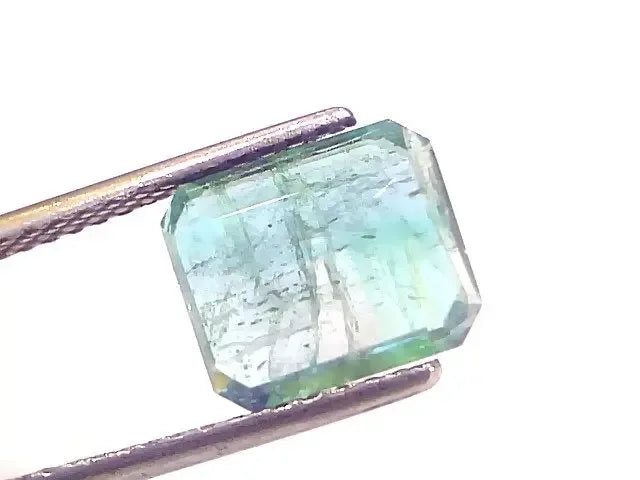 3.65 Ct Certified Untreated Natural Zambian Emerald Gemstone Panna - Venus Gems