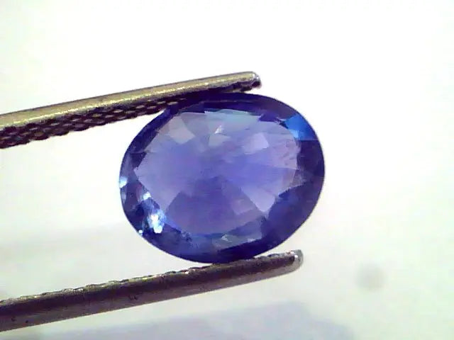 3.86 Ct Unheated Untreated Natural Ceylon Blue Sapphire Neelam Gems