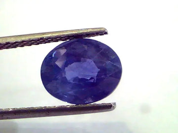 3.86 Ct Unheated Untreated Natural Ceylon Blue Sapphire Neelam Gems