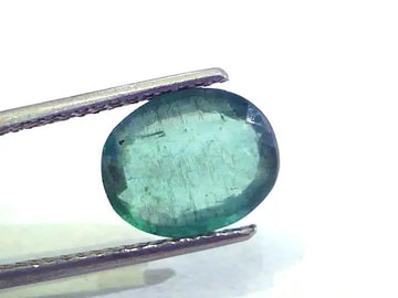 3.81 Ct Unheated Untreated Natural Zambian Emerald Panna Gemstones