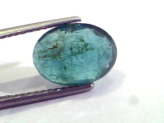 3.85 Ct Untreated Natural Zambian Emerald Gemstone Panna stone