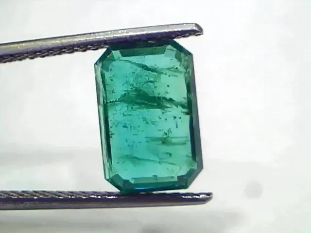 3.80 Ct GII Certified Untreated Natural Zambian Emerald Gems AA - Venus Gems