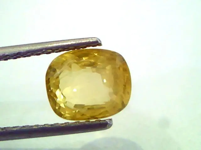 3.75 Ct Unheated Untreated Natural Ceylon Yellow Sapphire Gems