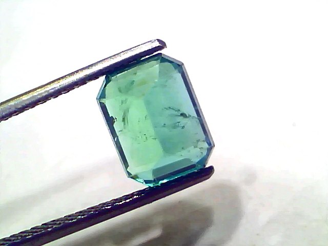 Émeraude naturelle de Zambie non traitée, certifiée GII, 3,80 carats, 4,2 Ratti
