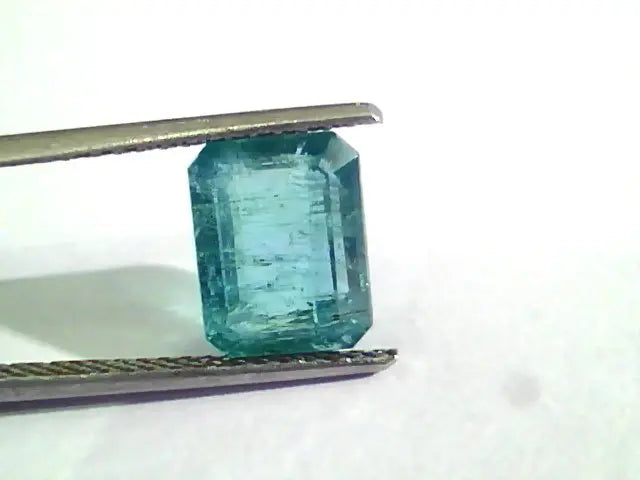 3.88 Ct Untreated Natural Zambian Emerald Gemstone Panna AAA
