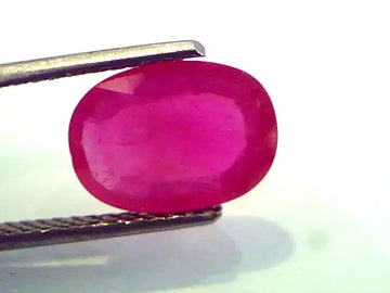 3.83 Ct Natural Ruby Gemstone for Sun Manek (Heated)