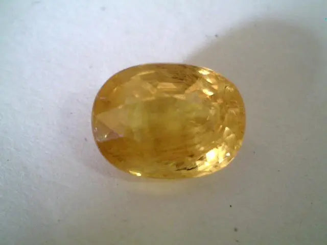 3.85 Ct Premium Grade Natural Bangkok Yellow Sapphire,Pukhraj
