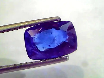 3.85 Ct Untreated Natural Deep Blue Ceylon Sapphire Neelam