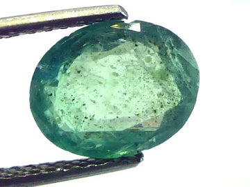 3.81 Ct Untreated Natural Zambian Green Emerald Panna Gemstone