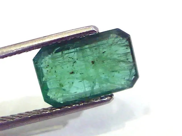 3.88 Ct Untreated Natural Zambian Emerald Gemstone Panna stone