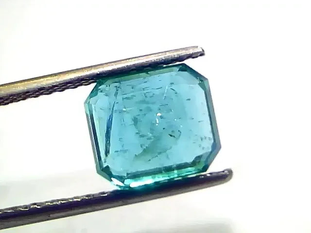 3.85 Ct IGI Certified Untreated Natural Zambian Emerald Gemstone - Venus Gems
