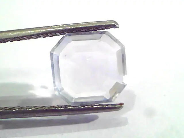 3.82 Ct Unheated Untreated Natural White Sapphire Gemstone