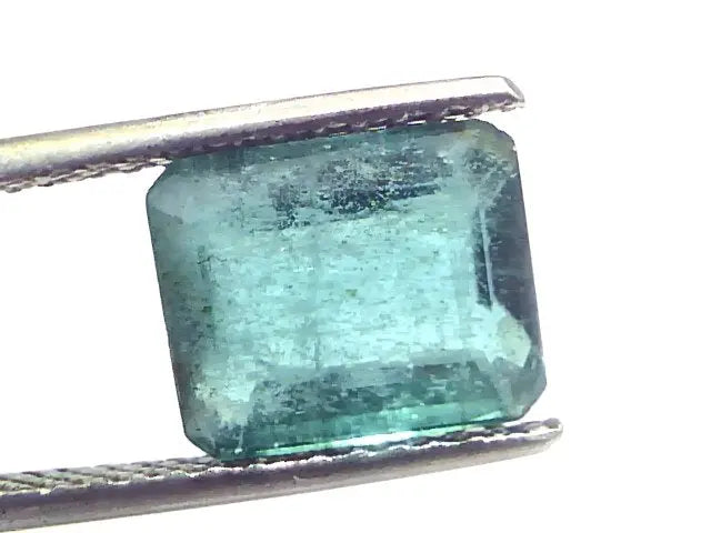 3.86 Ct Certified Untreated Natural Zambian Emerald Gemstone