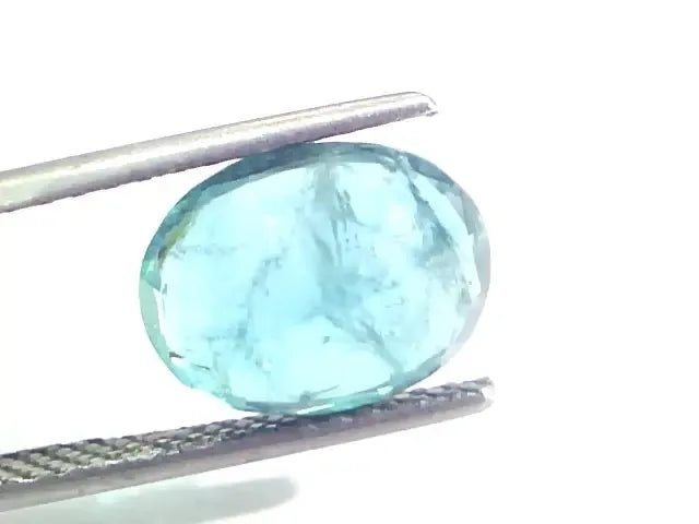 3.86 Ct Untreated Natural IGI Certified Zambian Emerald Gemstone AA - Venus Gems