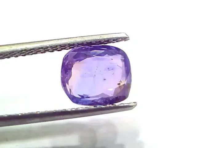 3.92 Ct Unheated Untreated Ceylon Purple Blue Sapphire Khuni Neelam - Venus Gems