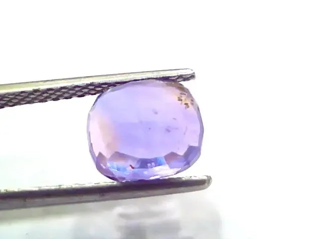 3.92 Ct Unheated Untreated Ceylon Purple Blue Sapphire Khuni Neelam - Venus Gems