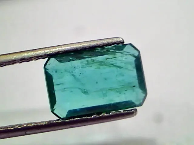 3.87 Ct Untreated Natural Zambian Emerald Gemstone Panna Gems AAA - Venus Gems