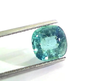 3.87 Ct Untreated Natural Zambian Emerald Gemstone Panna AAAA