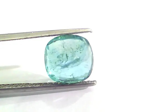 3.87 Ct Untreated Natural Zambian Emerald Gemstone Panna AAAA