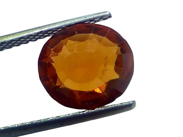 3.88 Ct Untreated Natural Ceylon Gomedh/Hessonite Gemstone For Rahu