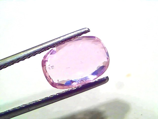 3.87 Ct Certified Unheated Untreated Natural Ceylon Pink Sapphire Gems