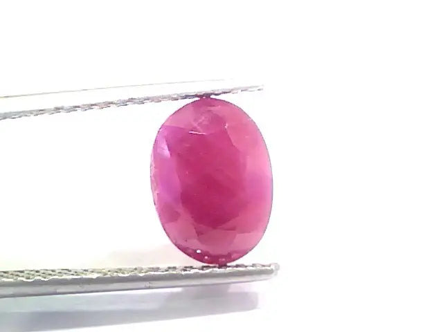 3.91 Ct Certified Unheated Untreated Natural New Burma Ruby