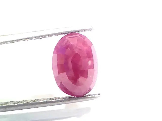 3.91 Ct Certified Unheated Untreated Natural New Burma Ruby