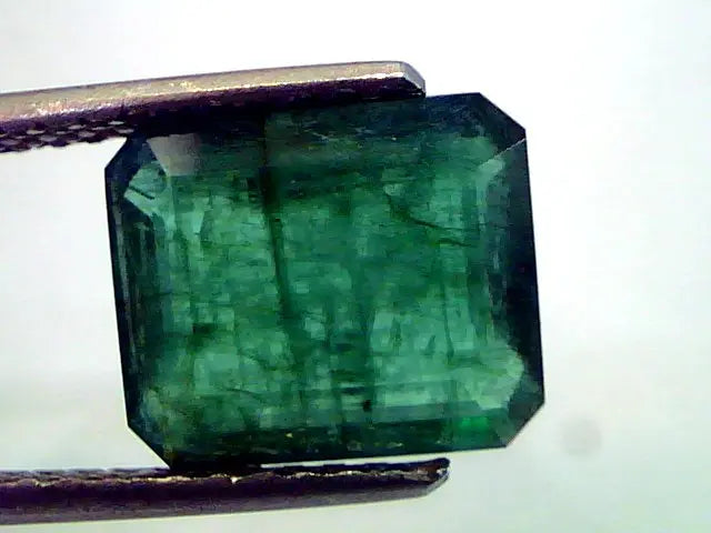 3.89 Ct Untreated Natural Zambian Emerald Gemstone Real Panna