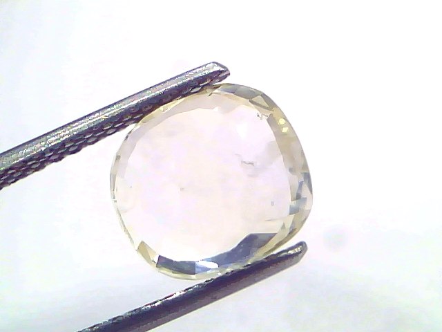 3.89 Ct IGI Certified Unheated Natural Ceylon Yellow Sapphire Pukhraj – 4.27 Ratti