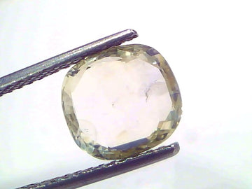 3.89 Ct IGI Certified Unheated Natural Ceylon Yellow Sapphire Pukhraj – 4.27 Ratti