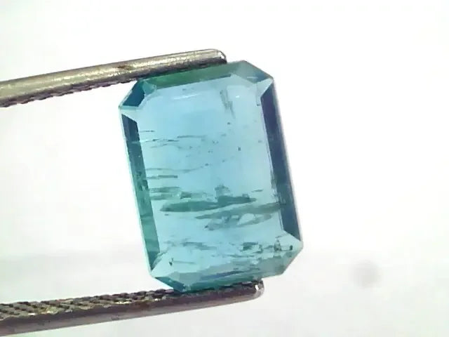 3.90 Ct Untreated Natural Zambian Emerald Gemstone Panna AAAA - Venus Gems