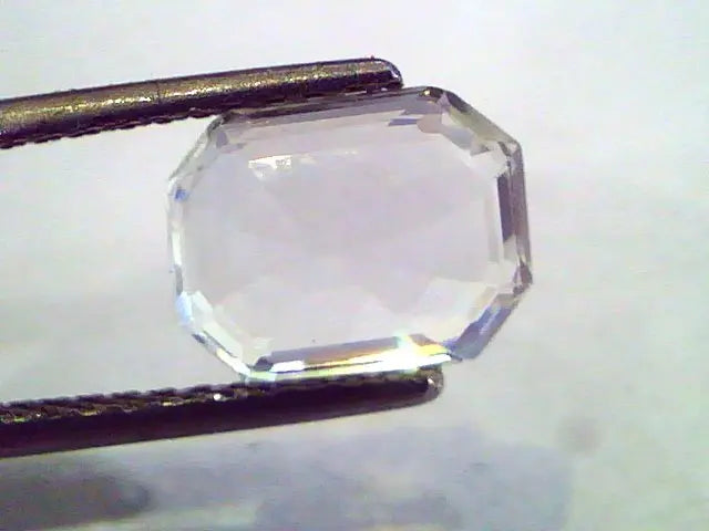 3.90 Ct Unheated Untreated Natural White Sapphire Gemstone