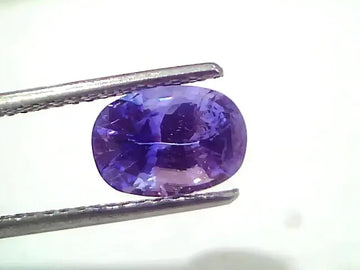 3.93 Ct Certified Unheated Untreated Natural Ceylon Blue Sapphire Gems - Venus Gems
