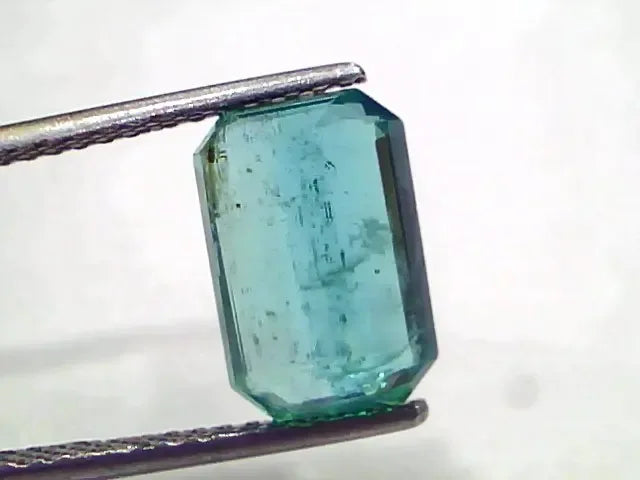 3.94 Ct GII Certified Untreated Natural Zambian Emerald Gems AAAA - Venus Gems