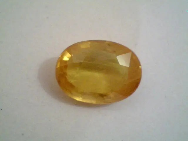 3.95 Ct Premium Grade Natural Bangkok Yellow Sapphire,Pukhraj