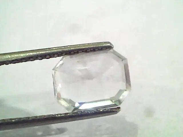 3.95 Ct Unheated Untreated Natural Certified White Sapphire Gems