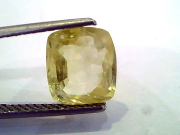 3.98 Ct Unheated Untreated Natural Ceylon Yellow Sapphire Pukhraj