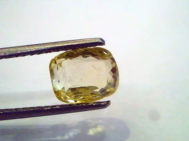4.03 Ct Unheated Untreated Natural Ceylon Yellow Sapphire Pukhraj
