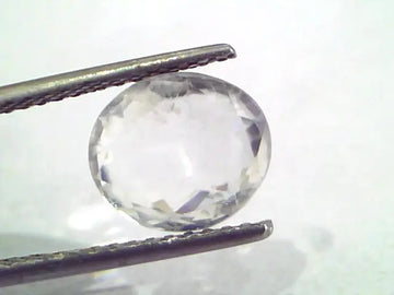 4.00 Ct Unheated Untreated Natural White Sapphire Safed Pukhraj
