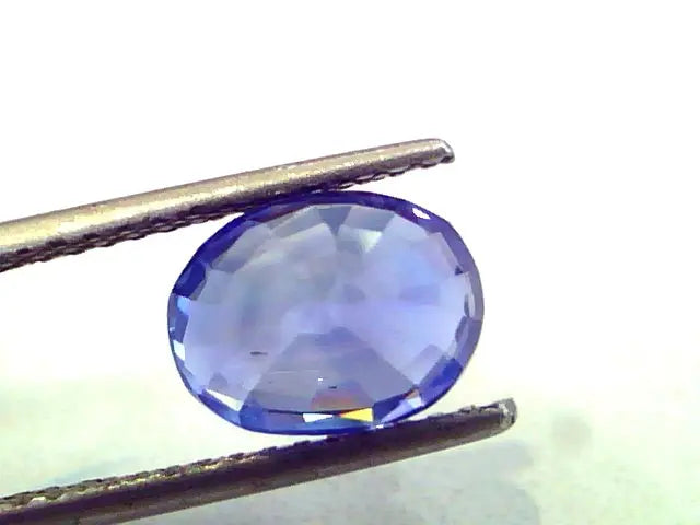 3.93 Ct Unheated Untreated Natural Ceylon Blue Sapphire Neelam Gem