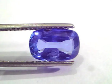 4 Ct Unheated Untreated Natural IGI Certified Kashmir Blue Sapphire