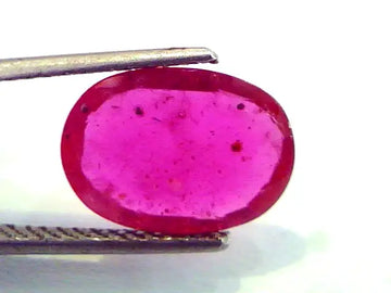3.99 Ct Natural Ruby Gemstone for Sun Manek (Heated)