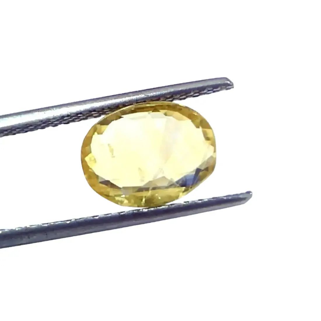 3.99 Ct GII Certified Unheated Untreated Natural Ceylon Yellow Sapphire - Venus Gems