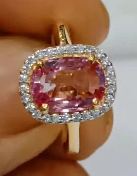 Gemstone Ring Design 7 In All Metal, Watch Video For Details Of Design