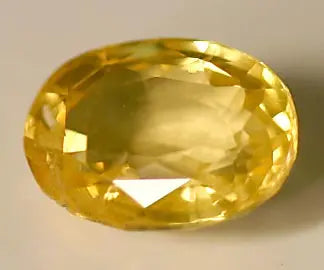 6.19 Carat Unheated Untreated Natural Ceylon Yellow Sapphire